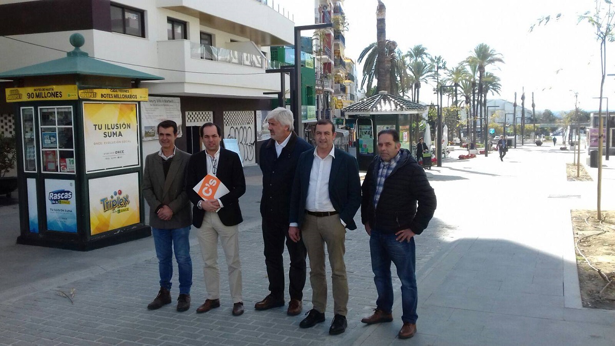 declaraciones de Ciudadanos con respecto a peatonalización o no de la calle Marqués del Duero 