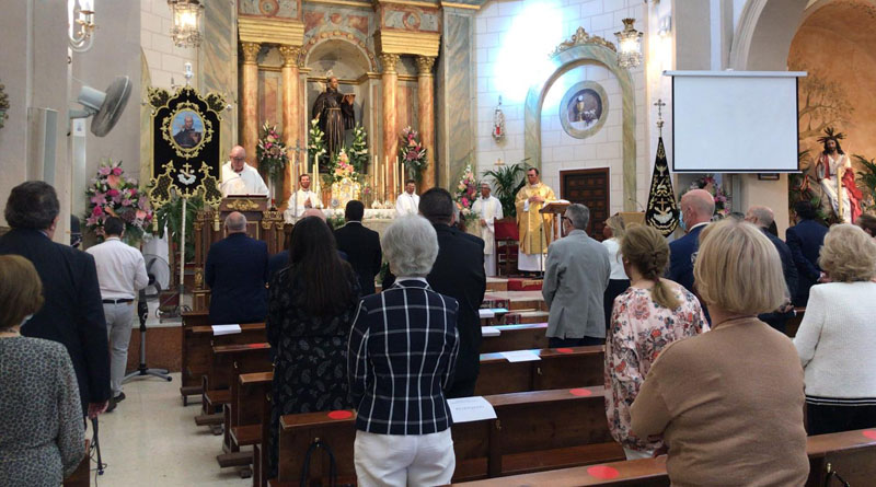 Día grande para San Pedro Alcántara. Misa en honor del Santo Patrón
