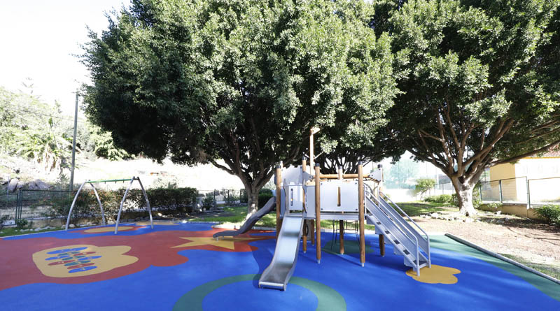 Nuevo parque infantil en El Salto del Agua