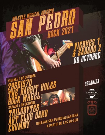 Cartel Bulevar Musical Abierto SPA