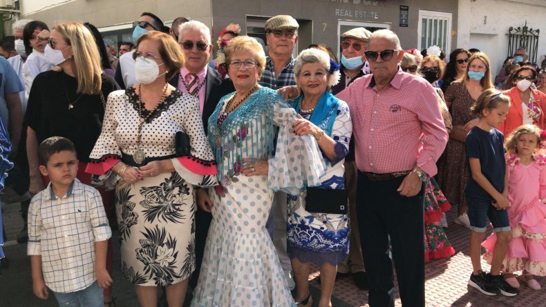 Sampedreños en la Feria