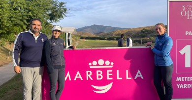La golfista sampedreña Laura Gómez renueva su convenio con el programa de patrocinio Marca Marbella