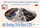 Una treintena de jugadores disputará este domingo el XVIII Torneo ‘Semana Santa’ de Ajedrez Rápido San Pedro Alcántara