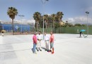 Se remodelan las pistas de tenis del Palacio de Deportes Elena Benítez